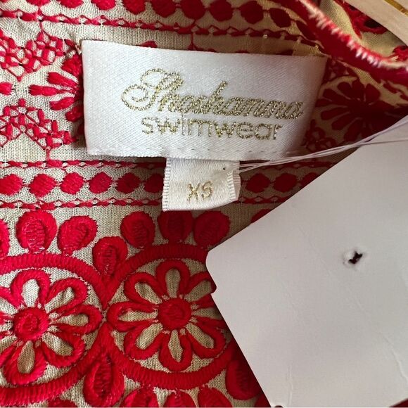 Shoshanna Floral Canyon Midi Dress with Embroidery and Eyelet Details NWT XS - Picture 9 of 9